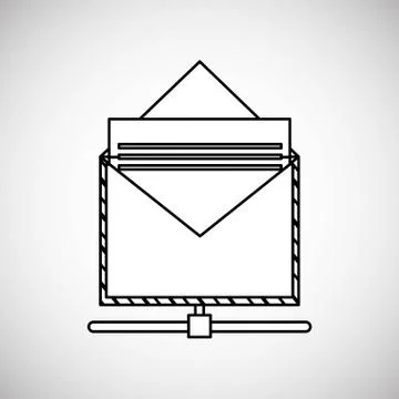 Communication design. Media icon. Flat illiustration, vector graphic Stock Illustration