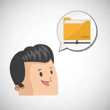 Communication design. Media icon. Flat illiustration, vector graphic Stock Illustration