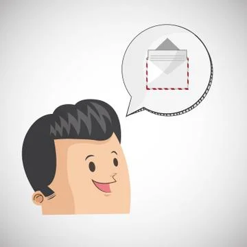 Communication design. Media icon. Flat illiustration, vector graphic Stock Illustration