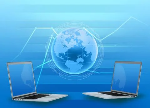 Communication devices for control of securities Illustrazione stock