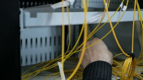 Communication engineer restores systems. HD Stock Footage 126951430