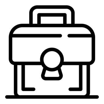 Communication engineer tool box icon, outline style 스톡 일러스트