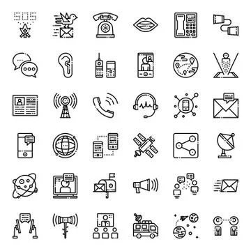 Communication evolution 스톡 일러스트