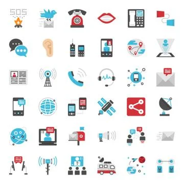 Communication evolution Stock Illustration