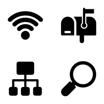 Communication Filled Vectors Pack Stock Illustration