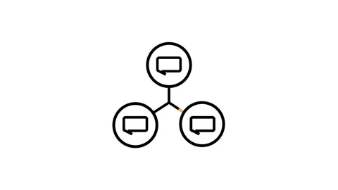 Communication flow Stock Footage 293147536