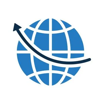 Communication, global, worldwide icon. Stock Illustration