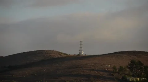 Communication Hill Stock Footage 44506406