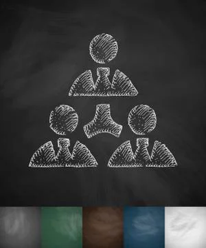 Communication icon. Hand drawn vector illustration Stock Illustration
