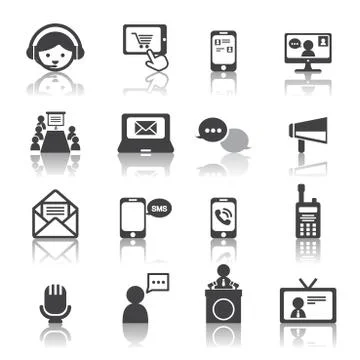 Communication icon Stock Illustration