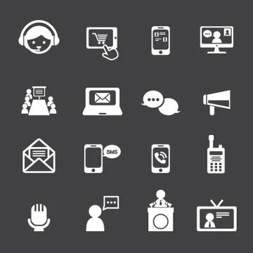 Communication icon Stock Illustration