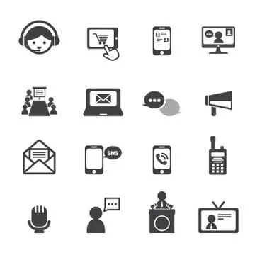 Communication icon Stock Illustration