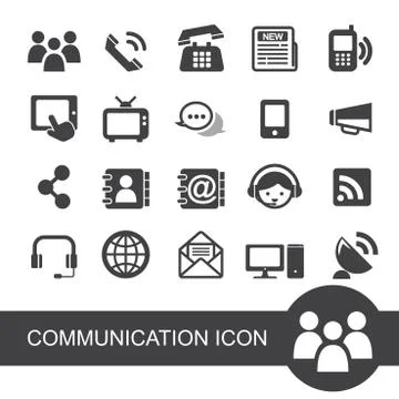 Communication icon Stock Illustration