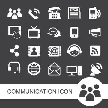 Communication icon Stock Illustration