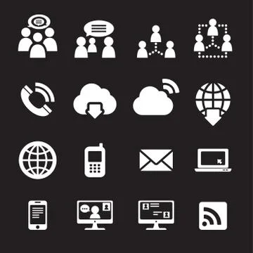Communication icon Stock Illustration