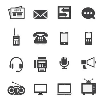 Communication icon Stock Illustration
