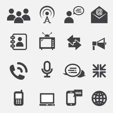 Communication icon Stock Illustration