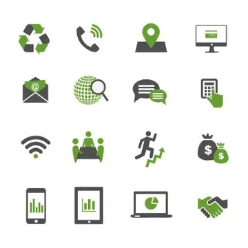 Communication icons Stock Illustration