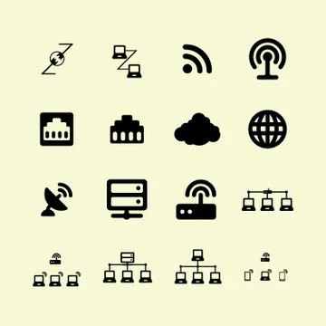 Communication icons Stock Illustration