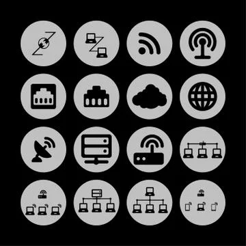 Communication icons Stock Illustration