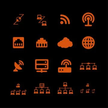 Communication icons Stock Illustration