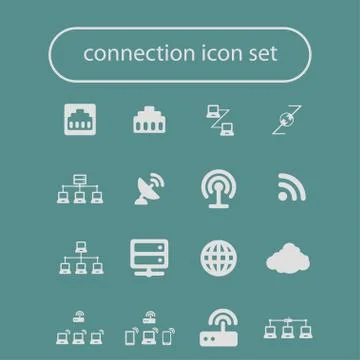 Communication icons Stock Illustration