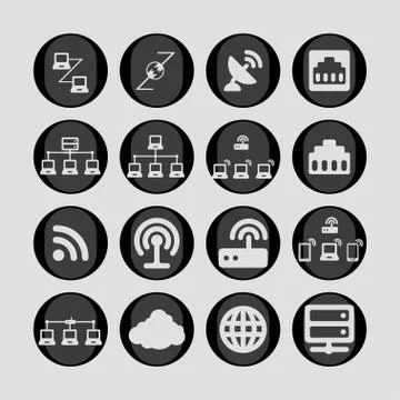 Communication icons Stock Illustration