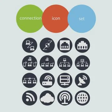 Communication icons Stock Illustration