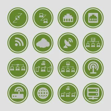 Communication icons Stock Illustration