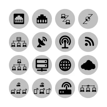Communication icons Stock Illustration