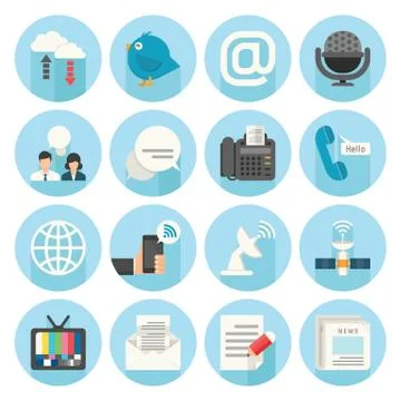 Communication Icons Stock Illustration