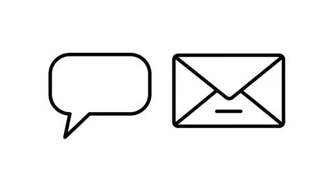 Communication icons Stock Illustration