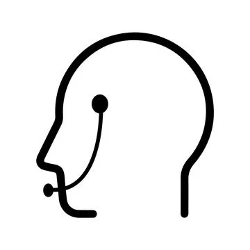 Communication icons on white Illustrazione stock