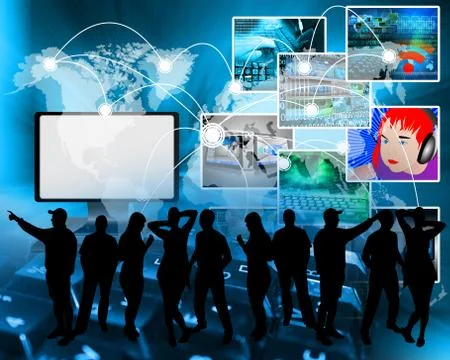 Communication Stock Illustration