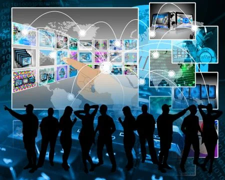 Communication Stock Illustration