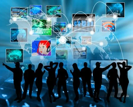 Communication Stock Illustration