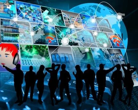 Communication Stock Illustration