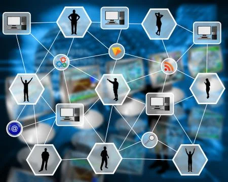 Communication Illustrazione stock