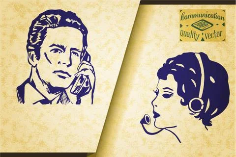 Communication Stock Illustration