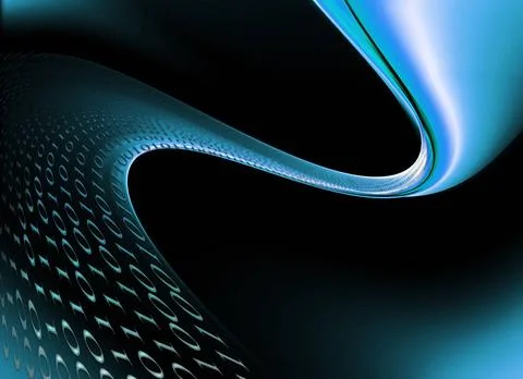 Communication, internet concept Internet concept, binary code data flow, c... Stock Photos
