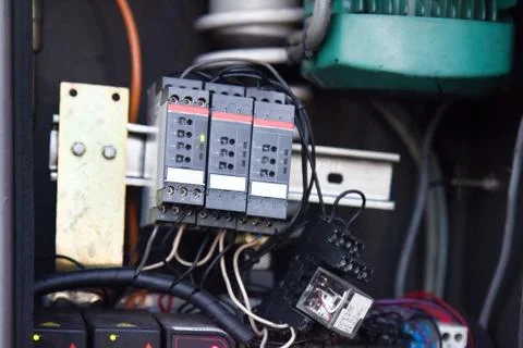 Communication junction box Stock Photos