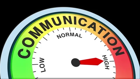 Communication Level Text or Word  Low and Medium to High Meter Concept Stock Footage 288619073