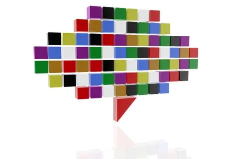 Communication logo Illustrazione stock