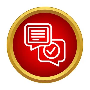 Communication message send success icon vector 스톡 일러스트