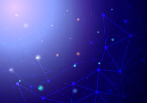 Communication Molecules Stock Illustration