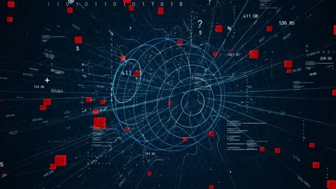 Communication network concept. Abstract background. Stock Footage 139456573