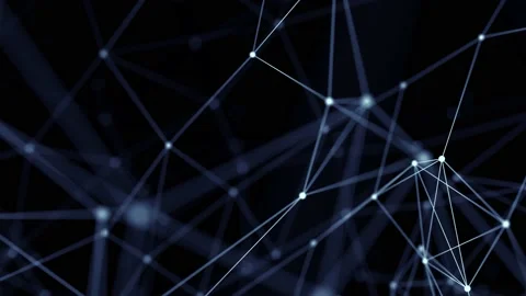 Communication network concept in cyberspace. Abstract background. Stock Footage 141311322