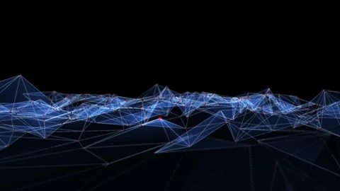 Communication network concept. Wire frame. 3D illustration. Stock Footage 106184721