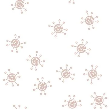 Communication network glyph vector seamless pattern 스톡 일러스트
