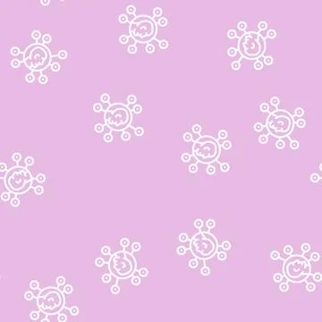 Communication network line vector seamless pattern Stock Illustration